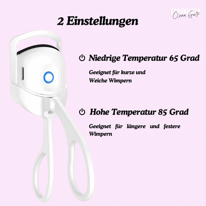 Selbsterhitzende Wimpernzange